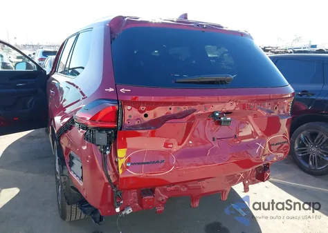2025 Toyota Grand Highlander Hybrid Platinum Max from USA, damaged, VIN 5TDADAB51SS024735